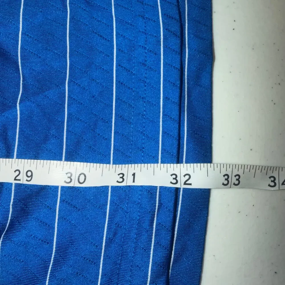 Callaway Opti-Dri Mens Size XXL Blue White Stripe Short Sleeve Golf Polo Casual